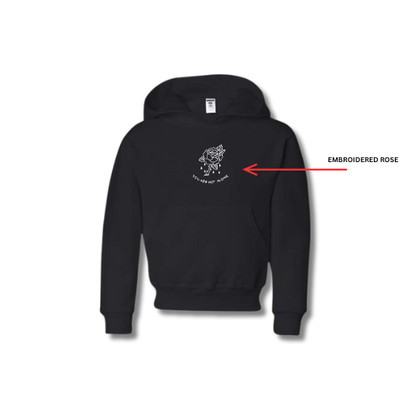 EMBROIDERED YOUTH YOU ARE NOT ALONE HOODIE