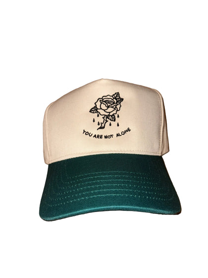 You Are Not Alone Green Snapback Hat
